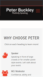 Mobile Screenshot of peterbuckley.com.au